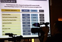 Berdasarkan laporan keuangan perseroan per 30 September 2013 tersebut Bank BTN membukukan aset sebesar Rp 123,319 triliun atau tumbuh 24,87% dari posisi yang sama tahun 2012 yang sebesar Rp 98,756 triliun. Lamhot Aritonang/detikFoto.