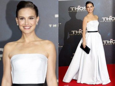 Cantik Bergaun Putih Natalie Portman