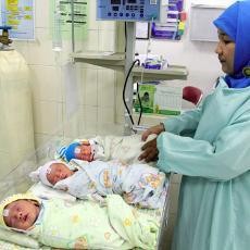 Seorang Ibu asal Sidoarjo Lahirkan Bayi Kembar Tiga