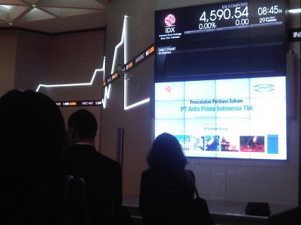 Saham Perdana Arita Prima Naik 31% Jadi Rp 290 per Saham