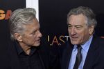 Morgan Freeman dan Robert De Niro di Premiere Last Vegas