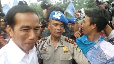Jokowi Ajak Buruh Bicara Di Kantornya