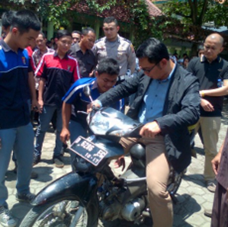 Siswa SMK di Bandung Rakit Motor Berbahan Bakar Elpiji