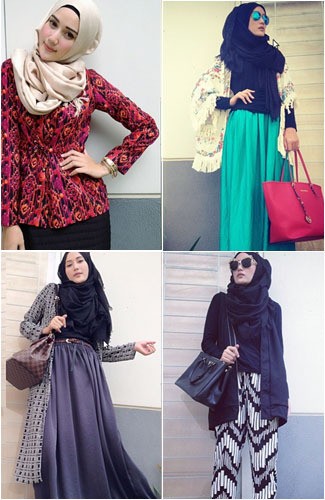 Hijab Style Novierock Populer Di Instagram Lewat Foto Outfit Of The Day