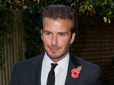Suit and Tie David Beckham