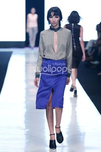 Jakarta, Indonesia - 19 Oktober 2013. Friederich Herman Sophisticated Youthyang. Jakarta Fashion Week 2014 at Senayan City. Jakarta. [Foto: Mohammad Abduh/Wolipop]