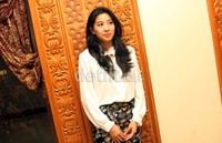 Olivia pasrah menunggu jodoh. (Gus Mun/detikhot)