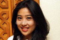 Olivia , kini pun semakin langsing. (Gus Mun/detikhot)