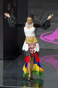 Amanda Ratnayake, Miss Sri Lanka 2013. REUTERS/Darren Decker/Miss Universe Organization L.P., LLLP/Handout via Reuters.