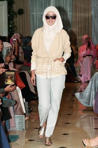 Ria Miranda, Trunk Show 2014 at Ballroom Grand Hotel Mahakam. Jakarta. 31-Oktober-2013. [Foto: Mohammad Abduh/Wolipop]