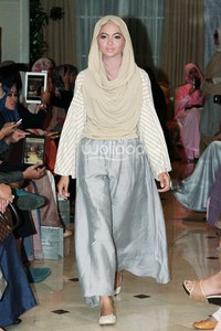 Ria Miranda, Trunk Show 2014 at Ballroom Grand Hotel Mahakam. Jakarta. 31-Oktober-2013. [Foto: Mohammad Abduh/Wolipop]