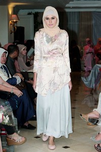Ria Miranda, Trunk Show 2014 at Ballroom Grand Hotel Mahakam. Jakarta. 31-Oktober-2013. [Foto: Mohammad Abduh/Wolipop]
