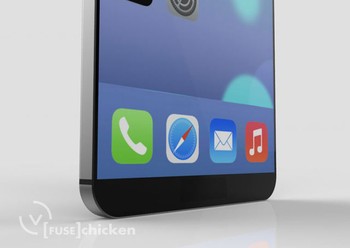 Sisi jeroan juga tak ketinggalan dibahas oleh Fuse Chicken. Dimana diimpikan bakal diperkuat oleh prosesor A8 64 bit dengan GPU yang didesain Apple. (Kredit foto: FuseChicken)