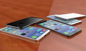 Ya, memang ini masih sekadar konsep desain. Tapi bukan tak mungkin rancangan ini akan hadir di iPhone atau ponsel-ponsel lain di masa depan. (Kredit foto: FuseChicken)
