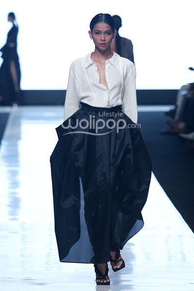 Jakarta, Indonesia - 19 Oktober 2013. Jeffry Tan Prism Summer 2014. Jakarta Fashion Week 2014 at Senayan City. Jakarta. [Foto: Mohammad Abduh/Wolipop]