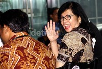 Pemeriksaan ini merupakan penjadwalan ulang, karena Karen tidak bisa hadir pada pemeriksaan sebelumnya. Lamhot Aritonang/detikFoto.