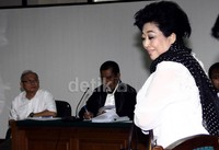 Hartati Murdaya menjadi saksi untuk terdakwa Totok Lestiyo. Lamhot Aritonang/detikFoto.
