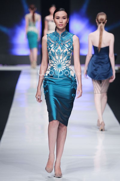 Jakarta, Indonesia - 19 Oktober 2013. Albert Yanuar Shadow Of Ma Hyang. Jakarta Fashion Week 2014 at Senayan City. Jakarta. [Foto: Mohammad Abduh/Wolipop]