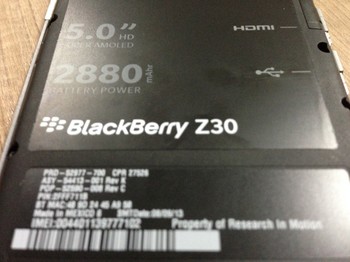 Dibanding perangkat BlackBerry 10 sebelumnya, BlackBerry Z30 didaulat sebagai pemilik spesifikasi tertinggi.