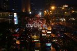 Usai Hujan Deras Thamrin Macet Parah
