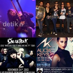 Agenda Konser November, dari Slank Hingga Alicia Keys