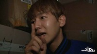 Sst... Baekhyun sedang bersembunyi. (SBS)