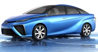 Toyota FCV Concept Toyota FCV Concept merupakan sebuah konsep masa depan Toyota yang  memang sudah berencana untuk memproduksi dan menjual mobil berbahan  bakar hidrogen pada tahun 2015 mendatang. (Dok Toyota).