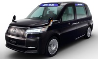 JPN Taxi Concept. Ini adalah bentuk mobil taksi Toyota di masa depan. Dengan JPN Taxi Concept, Toyota mengatakan kalau mereka ingin memperlihatkan keramahan Jepang  di mobil ini. (Dok Toyota).