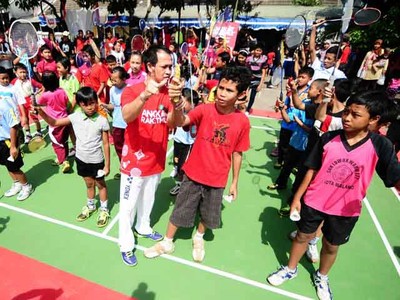 Gerakan Angkat Raketmu Mampir di Malang
