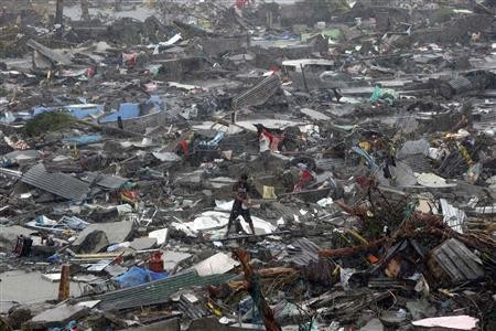 6 Kedahsyatan Topan Haiyan di Filipina