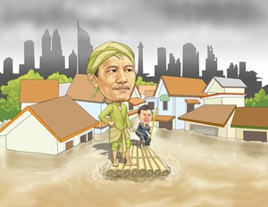 Selain Atas Nama Banjir, Jokowi Dianggap Nguwongke