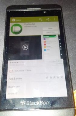 Toko Aplikasi Android Sambangi BlackBerry 10