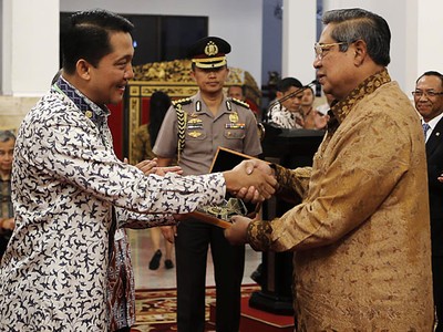 SBY Terima Penghargaan dari Organisasi Insinyur ASEAN