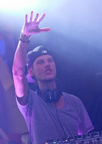 Kategori Best Electronic sukses dibawa pulang oleh DJ asal Swedia Avicii. Mike Lawrie/Getty Images/AFP.