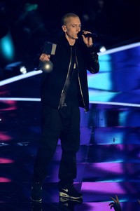 Kategori Best Hip Hop dan Global Icon sukses dibawa pulang oleh Eminem. Ian Gavan/Getty Images.