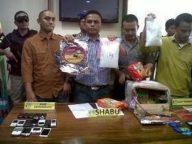 Polres Jakbar: 6 Tersangka Jaringan Sabu Internasional Pemain Baru