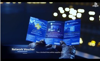 Pada bagian sisi kemasan, gamer juga akan menemukan sebuah network voucher yang dapat digunakan saat mengakses jaringan PlayStation Plus ataupun menikmati music online yang ada di dalamnya. (kredit: Sony)
