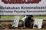 Lisa Kubur Diri Protes Penangkapan Ayahnya
