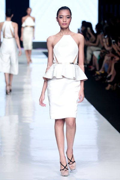 Jakarta, Indonesia - 21 Oktober. Peggy Hartanto Quantum. Jakarta Fashion Week 2014 at Senayan City. 21 Oktober 2013. Jakarta. [Foto: Mohammad Abduh/Wolipop]