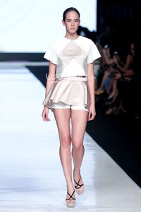 Jakarta, Indonesia - 21 Oktober. Peggy Hartanto Quantum. Jakarta Fashion Week 2014 at Senayan City. 21 Oktober 2013. Jakarta. [Foto: Mohammad Abduh/Wolipop]
