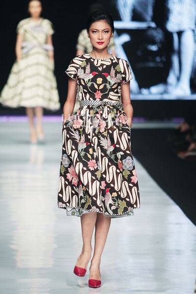 Jakarta, Indonesia - 21 Oktober. Edward Hutabarat Annual Show The Parang. Jakarta Fashion Week 2014 at Senayan City. 21 Oktober 2013. Jakarta. [Foto: Mohammad Abduh/Wolipop]