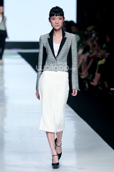 Jakarta, Indonesia - 21 Oktober. Ardistia Dwiasri JUARA. Jakarta Fashion Week 2014 at Senayan City. 21 Oktober 2013. Jakarta. [Foto: Mohammad Abduh/Wolipop]