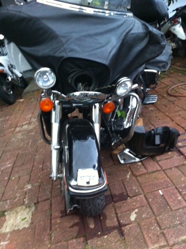 Kecepatan Harley Saat Hantam Trotoar 60 Km/Jam