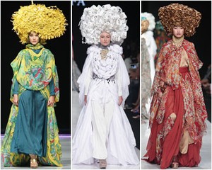 Hijab Style: Permainan Ratusan Helai Scarf Pada Koleksi Fenny Mustafa