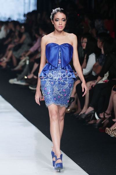 Jakarta, Indonesia - 21 Oktober. Abeneri Ang La Memoire. My Project Runway. Jakarta Fashion Week 2014 at Senayan City. 21 Oktober 2013. Jakarta. [Foto: Mohammad Abduh/Wolipop]