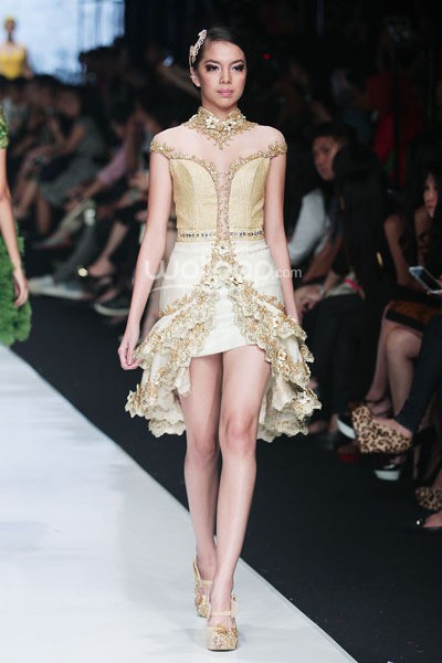 Jakarta, Indonesia - 21 Oktober. Abeneri Ang La Memoire. My Project Runway. Jakarta Fashion Week 2014 at Senayan City. 21 Oktober 2013. Jakarta. [Foto: Mohammad Abduh/Wolipop]