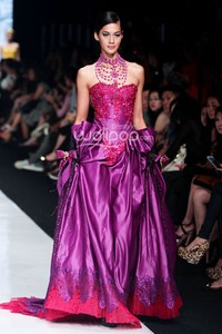 Jakarta, Indonesia - 21 Oktober. Abeneri Ang La Memoire. My Project Runway. Jakarta Fashion Week 2014 at Senayan City. 21 Oktober 2013. Jakarta. [Foto: Mohammad Abduh/Wolipop]