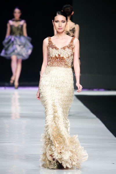 Jakarta, Indonesia - 21 Oktober. Shella Tanzillia Odette. My Project Runway. Jakarta Fashion Week 2014 at Senayan City. 21 Oktober 2013. Jakarta. [Foto: Mohammad Abduh/Wolipop]