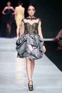 Jakarta, Indonesia - 21 Oktober. Shella Tanzillia Odette. My Project Runway. Jakarta Fashion Week 2014 at Senayan City. 21 Oktober 2013. Jakarta. [Foto: Mohammad Abduh/Wolipop]