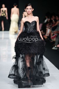 Jakarta, Indonesia - 21 Oktober. Shella Tanzillia Odette. My Project Runway. Jakarta Fashion Week 2014 at Senayan City. 21 Oktober 2013. Jakarta. [Foto: Mohammad Abduh/Wolipop]